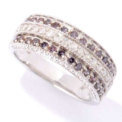 SS PURPLE & WHITE DIAMOND BAND
