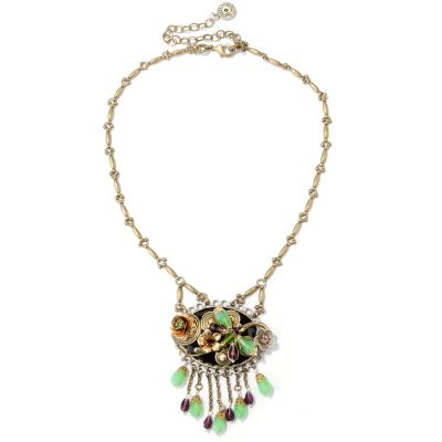 GOLDTONE DRAGON FLY NECKLACE