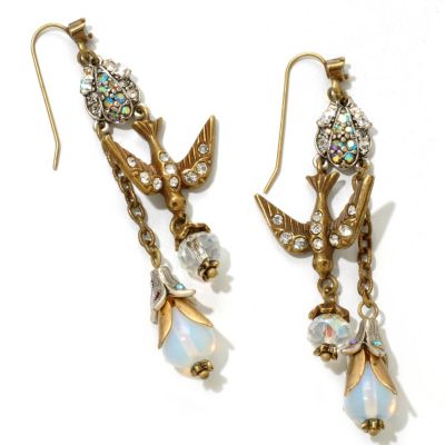 GOLDTONE PARIS LOVE MEMENTO EARRINGS