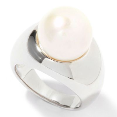 122-248 - Sterling Silver 12-13mm Freshwater Cultured Pearl Ring