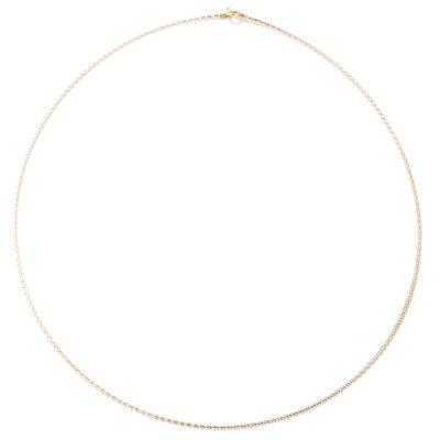 14K GOLD OMEGA CHAIN NECKLACE