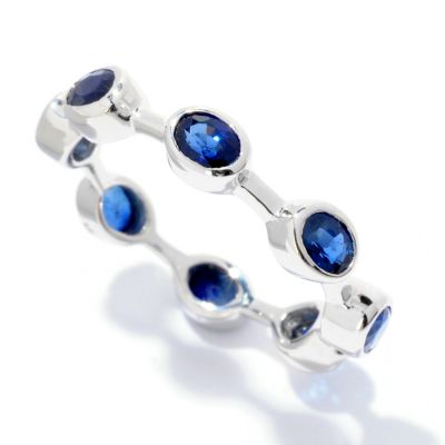 SS OVAL BEZEL CHOICE STACK RING