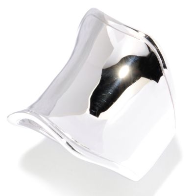 SS RING HIGH POLISHED SOFT SLANT