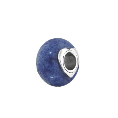 124-254 - Charles Garnier Sterling Silver Aventurine Gemstone Bead