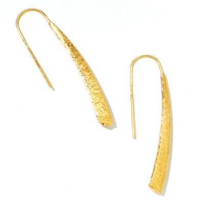 IDS ORO VITA SILICONE FILLED DROP EARRINGS