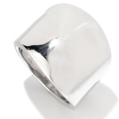 125-039 - Palatino&trade; Platinum Embraced&trade; High Polished Wide Band Ring