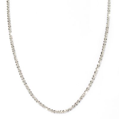 125-040 - Palatino&trade; Platinum Embraced&trade; 20'' Diamond cut Margherita Necklace
