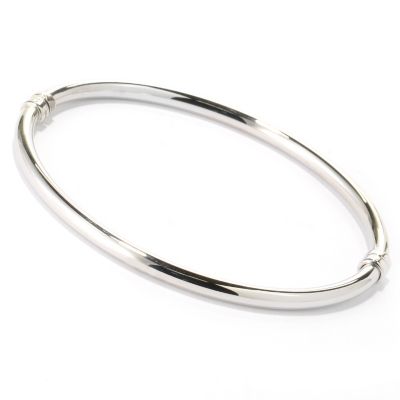 SS/P BRAC HIGH POLISHED HINGED BANGLE