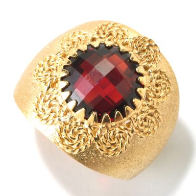 YELLOW GOLD / GARNET
