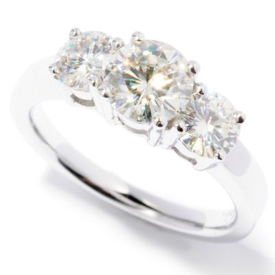 MOI 14K CHOICE THREE STONE RING