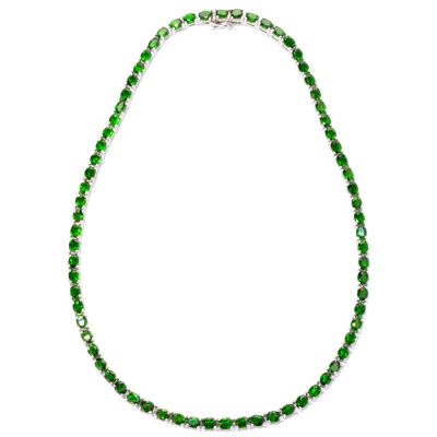 SS/P NECK CHROME DIOPSIDE TENNIS