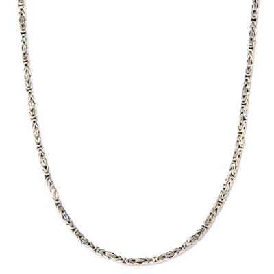 SS 18" BYZANTINE NECKLACE