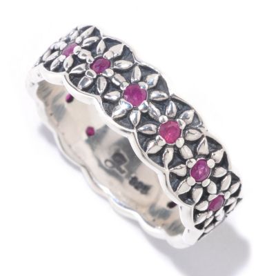 STERLING SILVER / RUBY