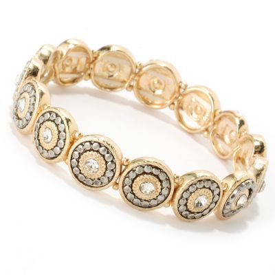 KELSEY CRYSTAL CIRCLE STATON BRACELET