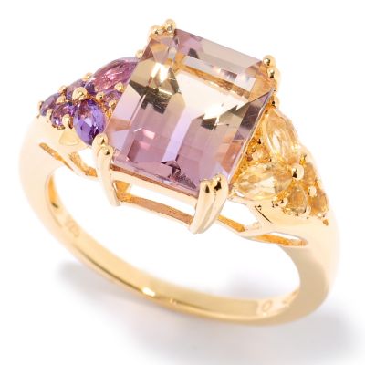 125-452 - NYC II 3.18ctw Ametrine, Amethyst & Citrine Ring