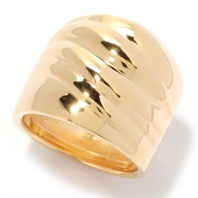 SS/18KGP RING MULTI WAVE CIGAR BAND