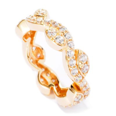125-564 - Sonia Bitton for Brilliante&reg; 1.28 DEW Round Cut Vine Ring