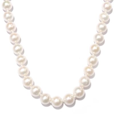 14K 18" 11-12mm WHITE FWP NECKLACE