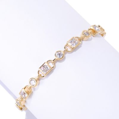 125-694 - TYCOON for Brilliante&reg; Square & Round Tycoon Cut Link Bracelet