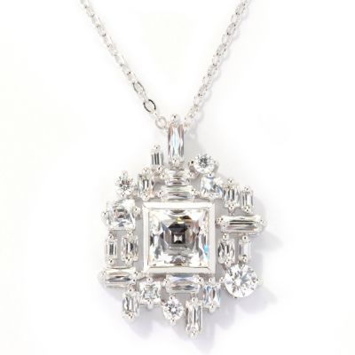 125-698 - TYCOON for Brilliante&reg; Platinum Embraced&trade; 4.34 DEW Multi Cut 25th Anniversary Pendant