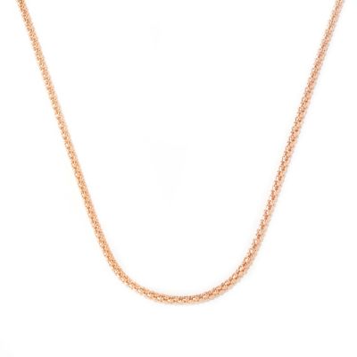 125-792 - Toscana Italiana Gold Embraced&trade; 36" High Polished Hammered Coreana Chain Necklace