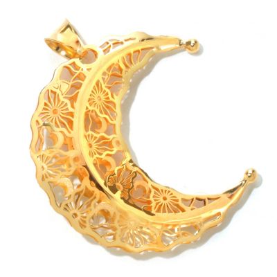 125-802 - Italian Designs with Stefano 14K Gold Ricami Pendant