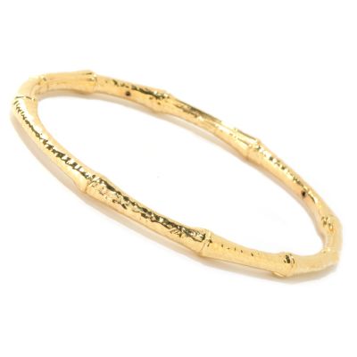IDS 14K ORO VITA ELECTROFORM BAMBOO BANGLE