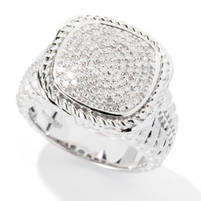 BALISSIMA BY EFFY STERLING SILVER DIAMOND RING