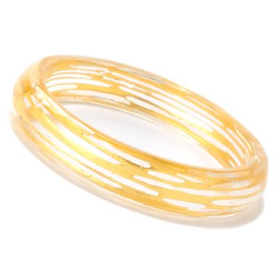 IDS ORO PURO BACI & ABBRACCI BANGLE