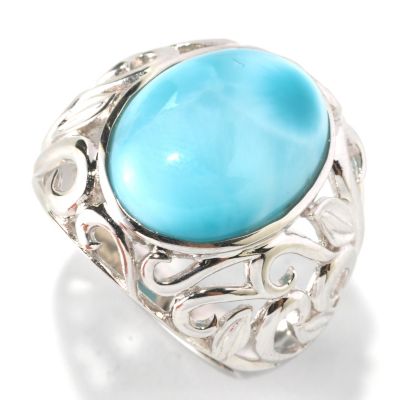 SS LARIMAR RING