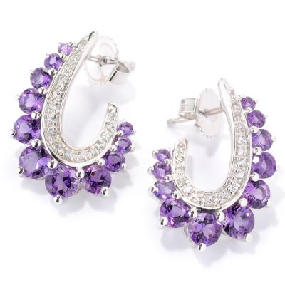 SS J SHAPE EARRING