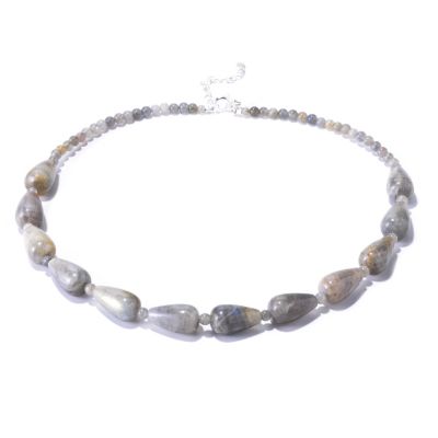 SS 18" LABRADORITE NECKLCE