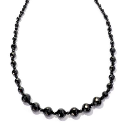 SS MAGNETIC CLASP BEAD SPINEL NECK