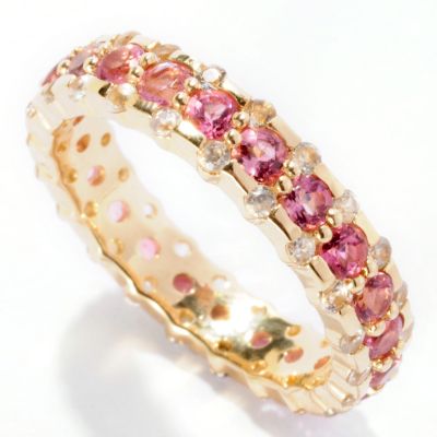126-392 - Gem Treasures 14K Gold 2.54ctw Gemstone Band Ring