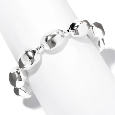 SEMPRESILVER POLISHED NUGGET BRACELET