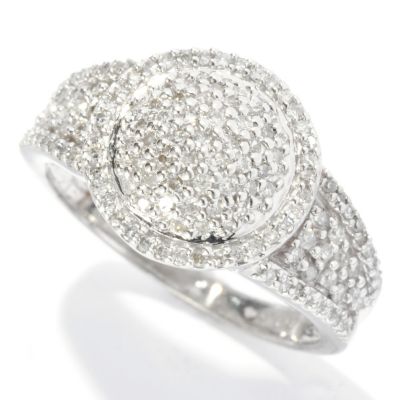 SS .5CTW ROUND DIAMOND BANG RING