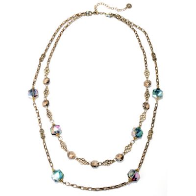 GREEN / GOLDTONE