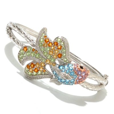 MULTI GEMSTONE SEA LIFE BANGLE