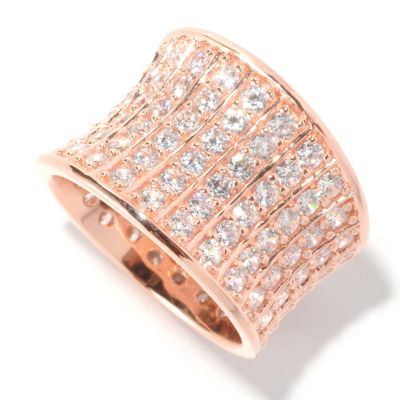 SB SS/CHOICE ROUND CUT CONCAVE RING