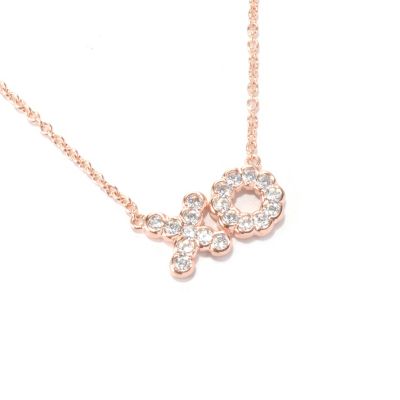ROSE GOLD EMBRACED/WHITE