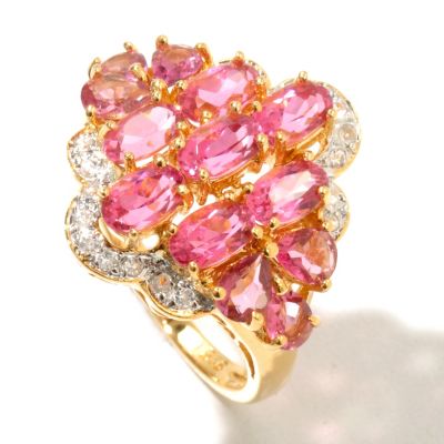 PINK TOURMALINE / VERMEIL
