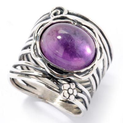 126-742 - Passage to Israel Sterling Silver Gemstone Choice Oval Ring