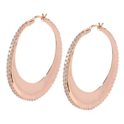 SB SS/CHOICE ROUND CUT HIGH POLISHED HOOP EARRINGS
