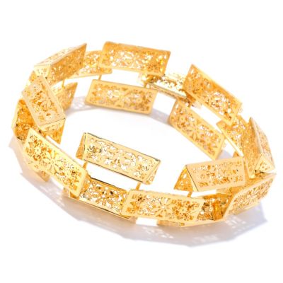 IJD 14K RICAMI LINK BRACELET