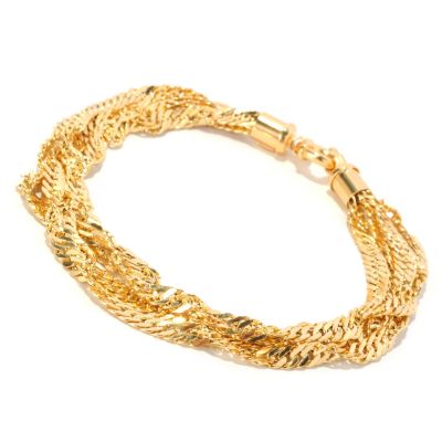 IJD 14K 4-STRAND BELLA SINGAPORE BRACELET