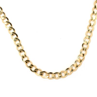 IJD 14K MIRROR FACETS GRUMETTE NECKLACE