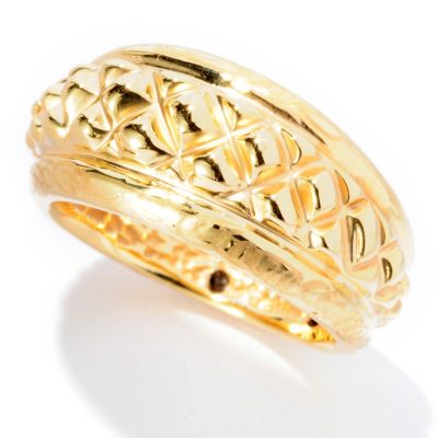 IJD 14K ORO VITA ELECTROFORM PIRAMIDI RING