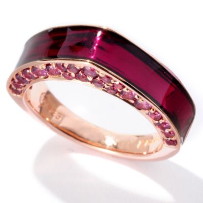 ROSE VERMEIL/BRAZILIAN GARNET
