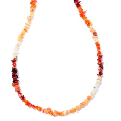 GI 18" FIRE OPAL NECKLACE