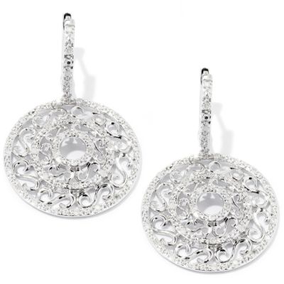 SS .5 CTW WHITE DIAMOND EARRINGS